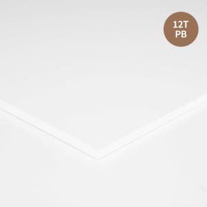 목재구입 PB합판 12T 밀키화이트 13U E0 100mm X 200mm/0.2kg