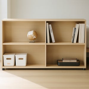 [일룸] 멘디 1400폭 2단 낮은 파티션책장