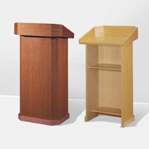 고급 육각 사회대 YPH1331 목재 강연대 강의대 학교 단상 교탁