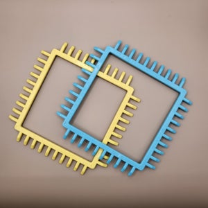 양말목공예 직조틀 사각틀 위빙틀 양면틀 티매트 만들기 수업재료