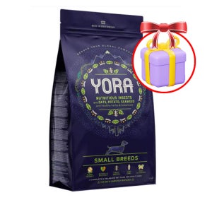(건강기능간식증정) YORA 요라 저알러지 밀웜 인섹트사료 스몰브리드, 2.5kg, 1개