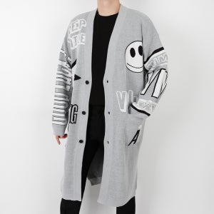 샤닝 봄 남자 오버핏 가디건 남자가디건코디 두꺼운 남자 롱 가디건 니트