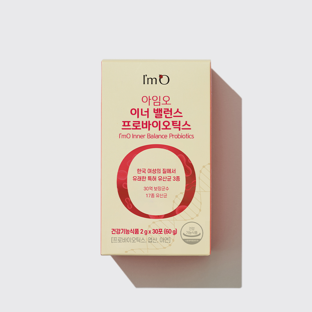 질유래유산균 <b>아임오</b> 이너밸런스 프로바이오틱스 1개월분, 30포