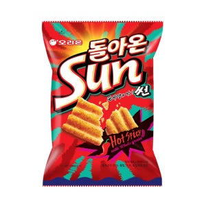 오리온 돌아온썬 핫스파이시맛 64g / 1봉