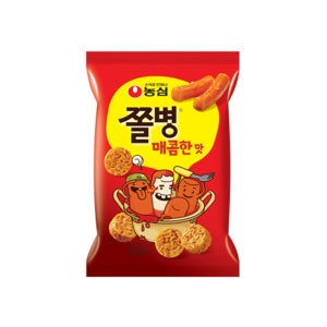 농심 쫄병스낵 매콤한맛 82g / 1봉