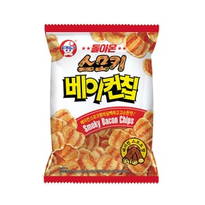 빙그레 돌아온 스모키베이컨칩 70g / 1봉