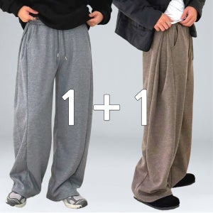 1+1 남성코듀로이팬츠 남자골덴바지 와이드팬츠