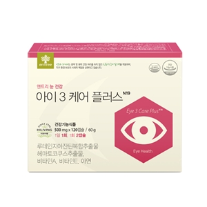 엔트리 아이3케어 플러스 <b>눈</b> 건강 루테인 지아잔틴 눈영양제 건강 노화 비타민 아연