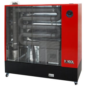 한솔 원적외선 펠렛난로 화목난로 팰렛히터 팰렛튜브히터 HDP-F260