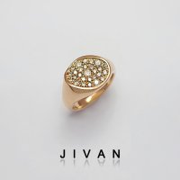 JIVAN 러프다이아 원형 14k 18k 애끼반지