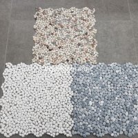 콩자갈 모자이크타일 목욕탕 주방 현관 포인트 타일 PURE WHITE,GRAY PEBBLE,NEON STONE