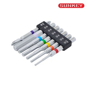 썬키 육각비트 세트 SHB-7150S 컬러 150MM PH2 2.5-8.0MM 비트 공구
