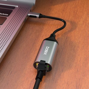 베이식스 USB C타입 랜카드 노트북 랜선USB 젠더 인터넷연결 LAN