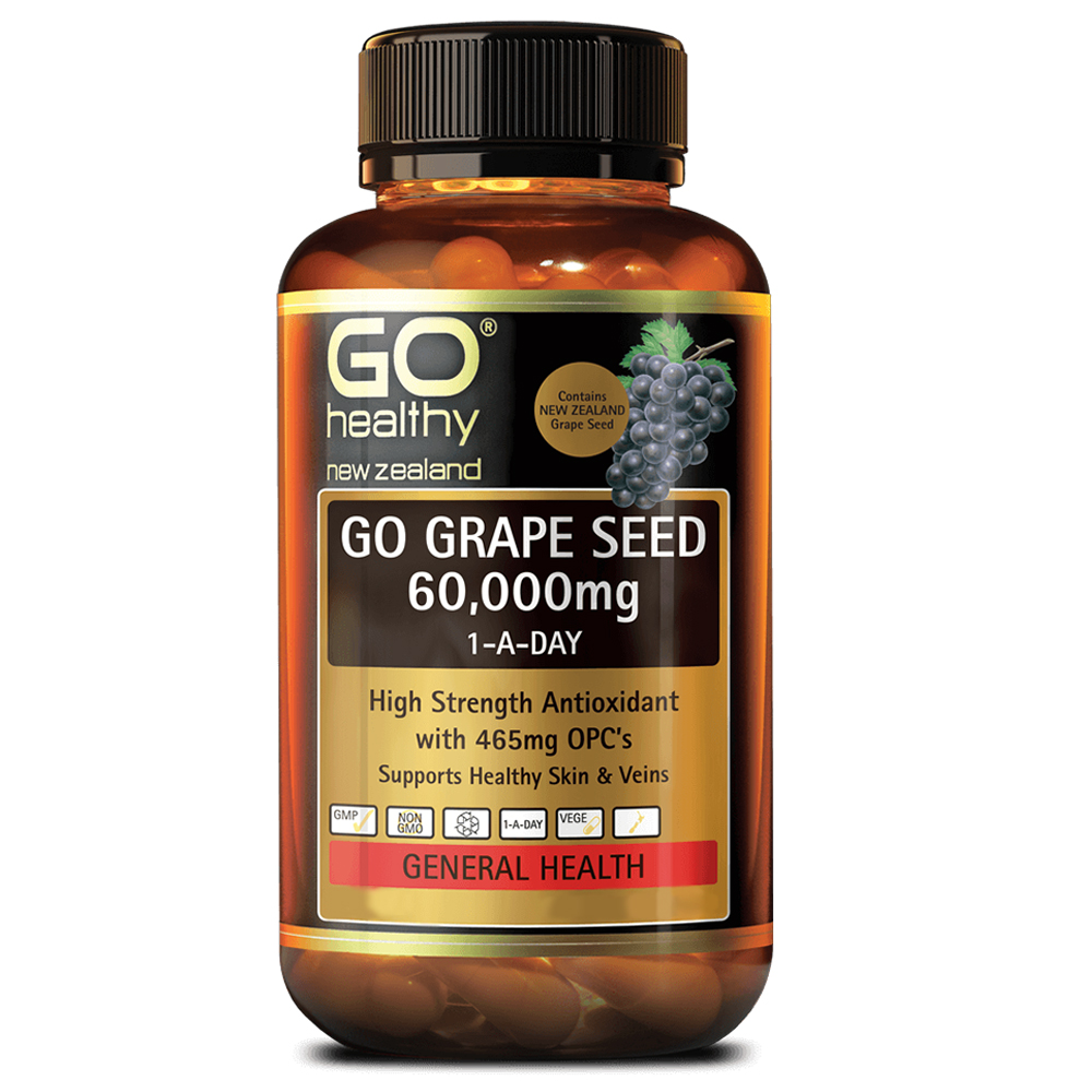 뉴질랜드 고헬시 포도씨 추출물 60000mg 60베지캡슐