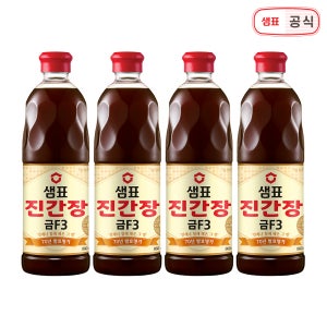샘표 진간장 금F3 860ml 4병