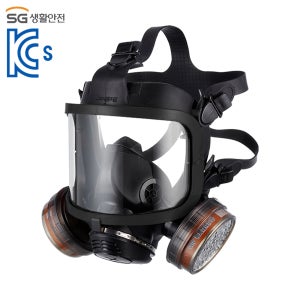 SG GM-125S 전면형 방독마스크 저농도 직결식 음성대화가능 방독면