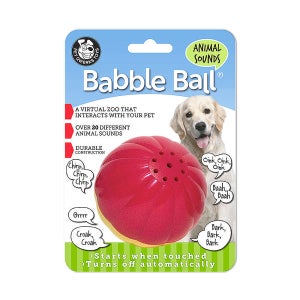 펫퀴커 애니멀사운드 바블볼 L 소리나는 강아지장난감