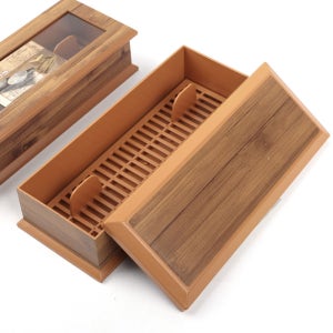 수저통 수저 정리함 업소용 플라스틱 보관함 omg 대나무 창막힘