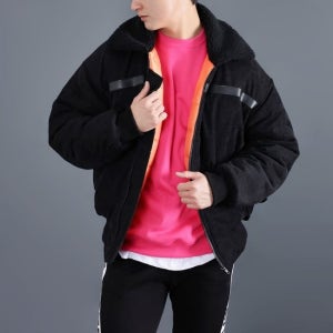 골덴무스탕 양털 겨울 항공점퍼 - 2color