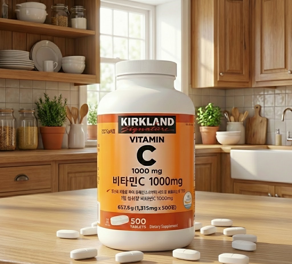 커클랜드 <b>비타민C 1000mg</b> 1315mg x 500정