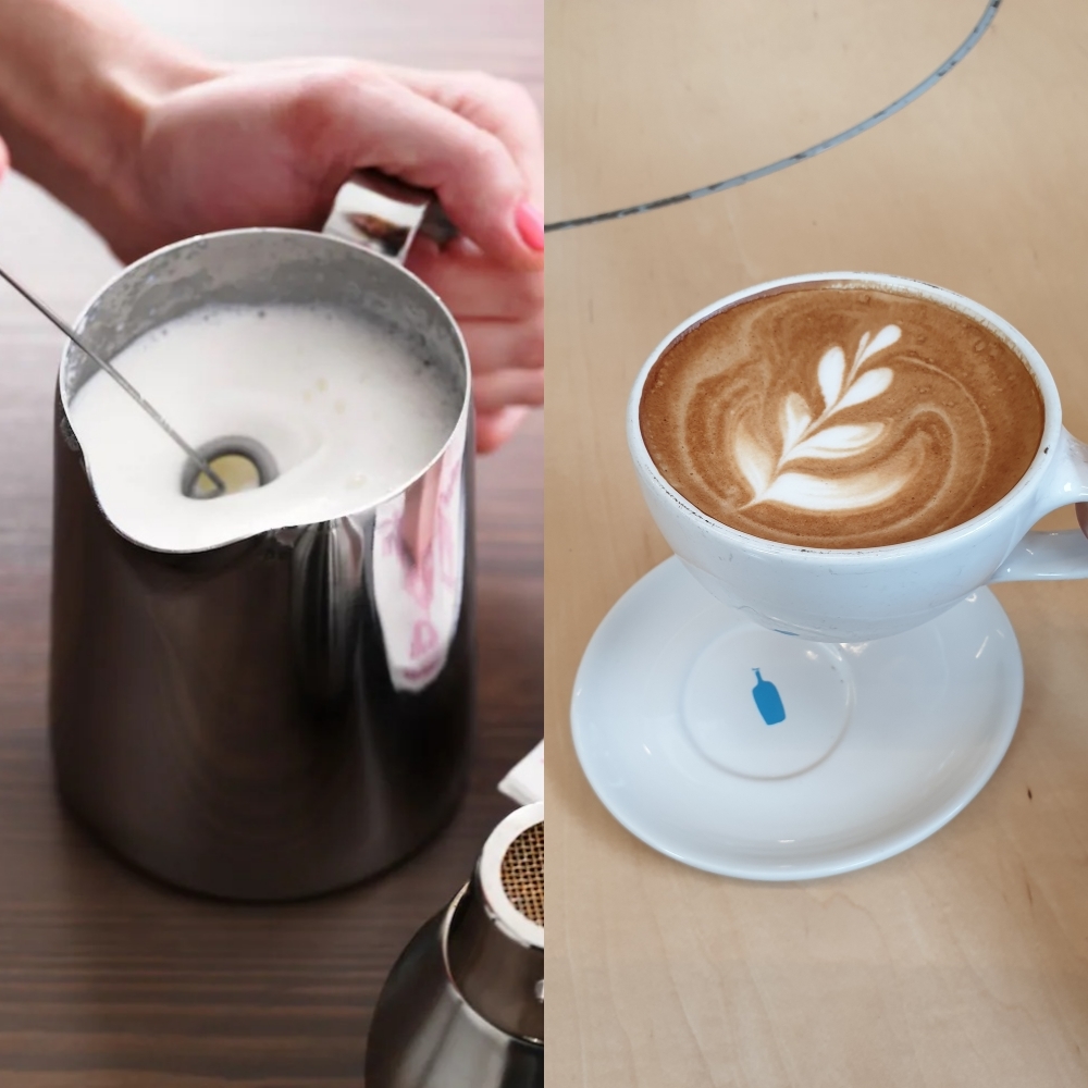 블루보틀 라떼만들기 우유거품기 주전자 스테인리스 by 이케아