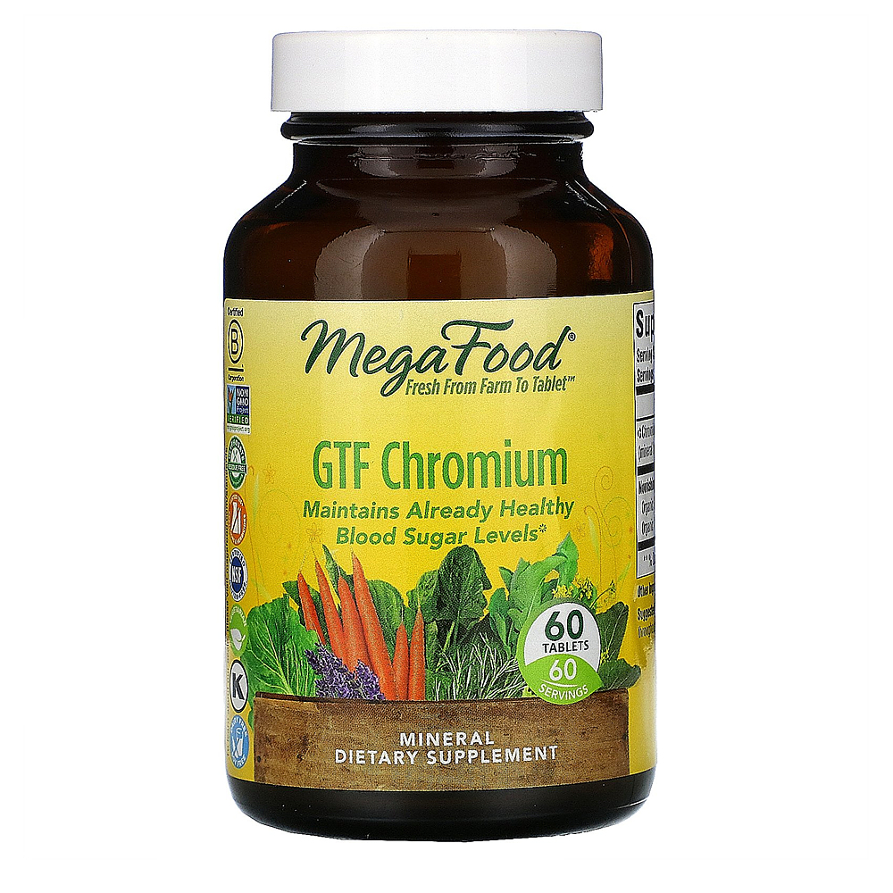 MegaFood GTF <b>크롬</b> 100mcg 60정 60히분
