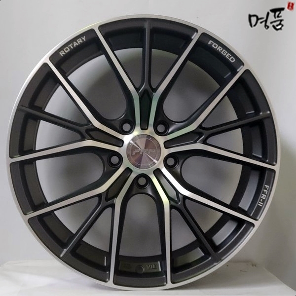 [인천휠/명품휠타이어] 19인치 FFR2 건메탈폴리쉬 경량휠 PCD 114.3 5홀