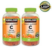 Kirkland 커클랜드 비타민C 젤리 250mg 대용량 180젤리 x2팩 Gummy