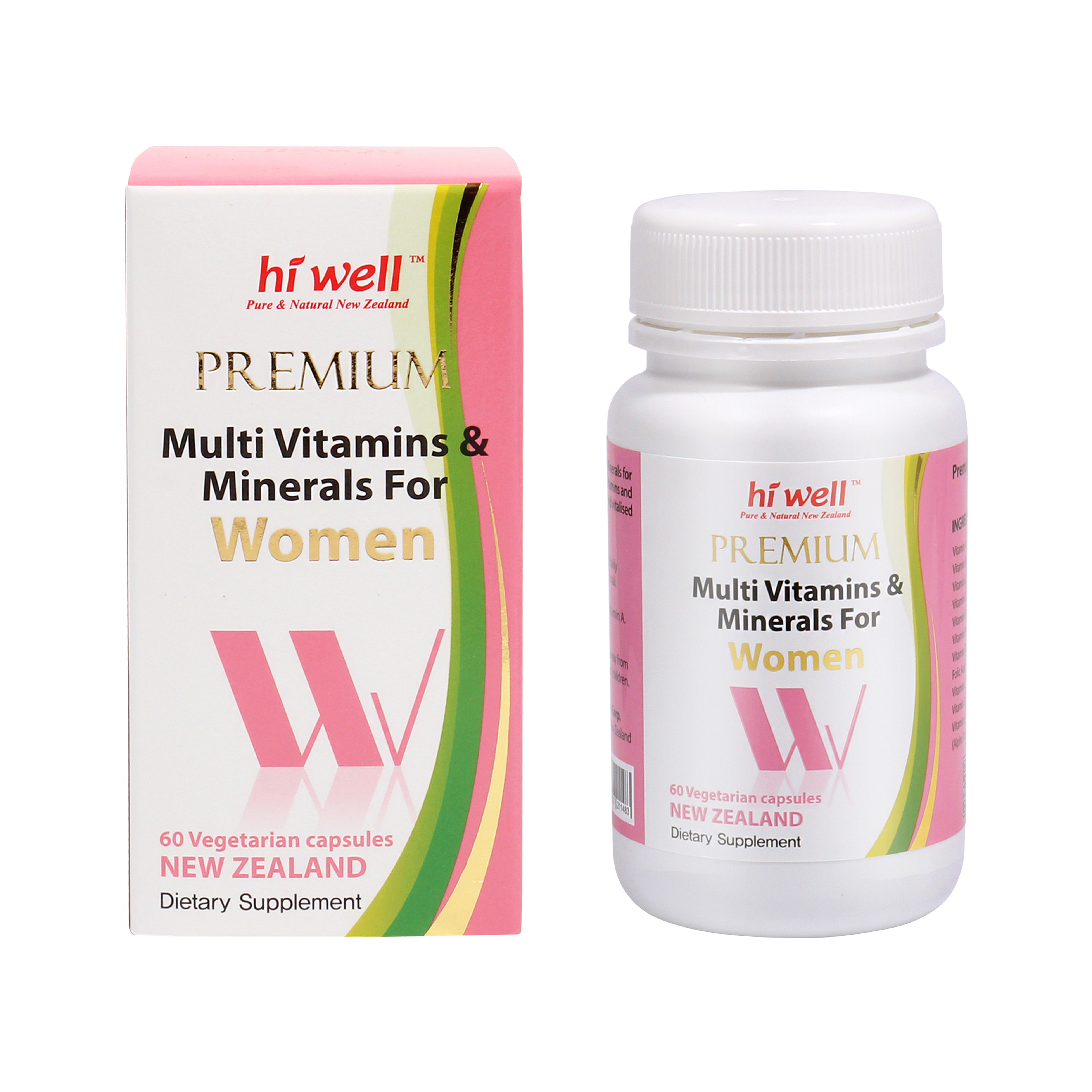 하이웰 <b>프리미엄 멀티비타민</b> &amp; <b>미네랄</b> For <b>여성</b> 60베지캡슐
