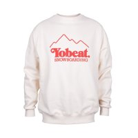 YOBEAT 2021 YOBEAT LOGO CREWNECK (CREAM) 요비트 스노우보드 보드복 기모 크루넥 스트릿패션