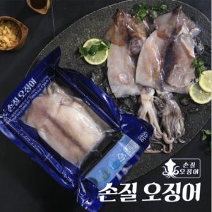 Dream어부 손질 오징어 18미 (1팩 2미 총 9팩)