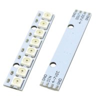 아두이노 NEO FIXEL 8채널 1x8 WS2812 5050 RGB LED 네오픽셀 모듈 바 타입