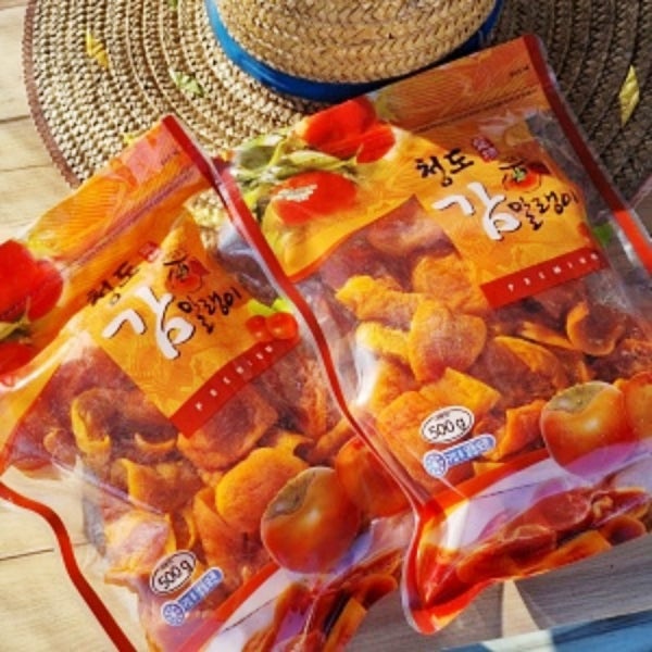 25년 햇 청도 씨없는 감말랭이 500g,1kg 지퍼팩