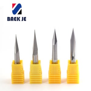 2FWK 목공용 CNC 조각날 아크릴용 조각칼 6.0mm