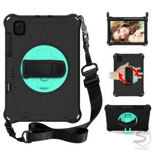 갤럭시탭S6 10.5 5G T860 T865 T866 벌집패턴 어린이 안전 핸드스트랩 스탠드 에바폼 태블릿 케이스