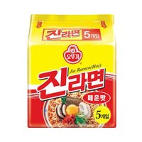 오뚜기 진라면 매운맛 멀티팩(120g x 5입)