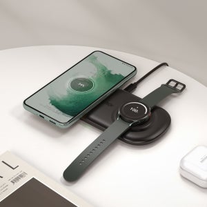 초텍 2in1 갤럭시 버즈 고속 무선충전기 패드 T570-S