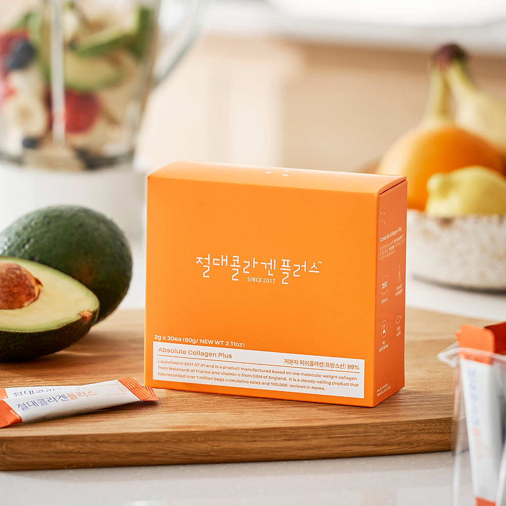 <b>절대콜라겐</b> 플러스 비오틴 1+1 초저분자 펩타이드 피쉬 어류 어린 가루 120g