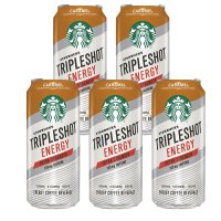 스타벅스 트리플샷 에너지커피 엑스트라 스트렝스 카라멜 캔커피 443ml 5팩 Tripleshot Energy Caramel,