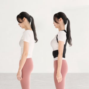 자세교정밴드 벨트 등 교정기 라운드숄더 어깨 바른자세 목 척추 말린 굽은 체형 허리