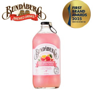 분다버그 핑크자몽 탄산음료 375ml x 12병 + 번디 장바구니 1개