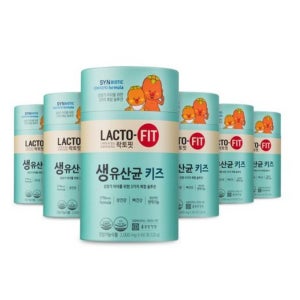종근당 락토핏 생유산균 키즈 프로바이오틱스 360포 12개월분 6통