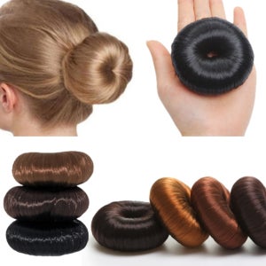 똥머리밴드 고무줄 도넛링 당고머리 올림 헤어곱창가발