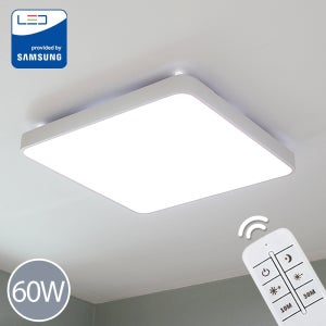 LED방등 에코 리모컨방등 60W 삼성칩 아크릴