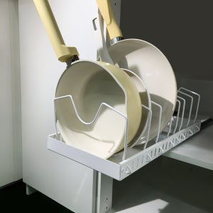 슬라이딩 후라이팬 정리대 보관함 인출식 싱크대 하부장 정리함