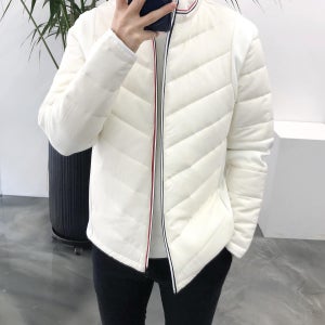 겨울 빗살 초경량 남녀공용 숏패딩 점퍼