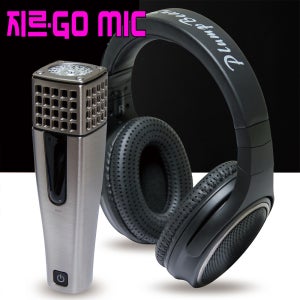 노래방몰 블루투스 헤드폰 무선마이크노래방 지르고 CHK-1