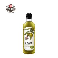 백설 올리브유 900ml 튀김 볶음 부침 가정용 업소용 요리유