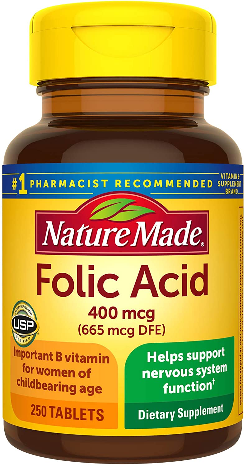 <b>엽산</b>Nature Made Folic Acid 400 mcg 250정