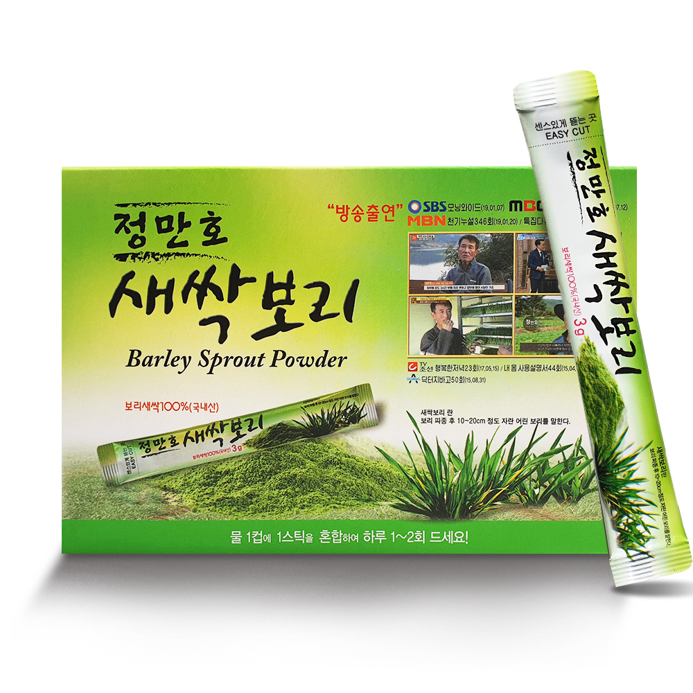 정만호<b>새싹보리</b> 스틱형 3박스 3g x 150포